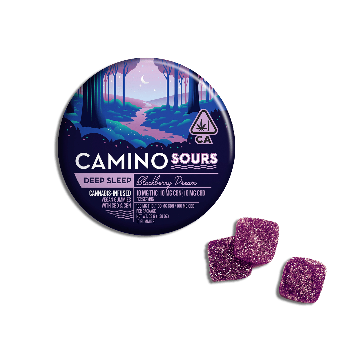 Blackberry Dream Sour 1:1:1 Gummies - 7g