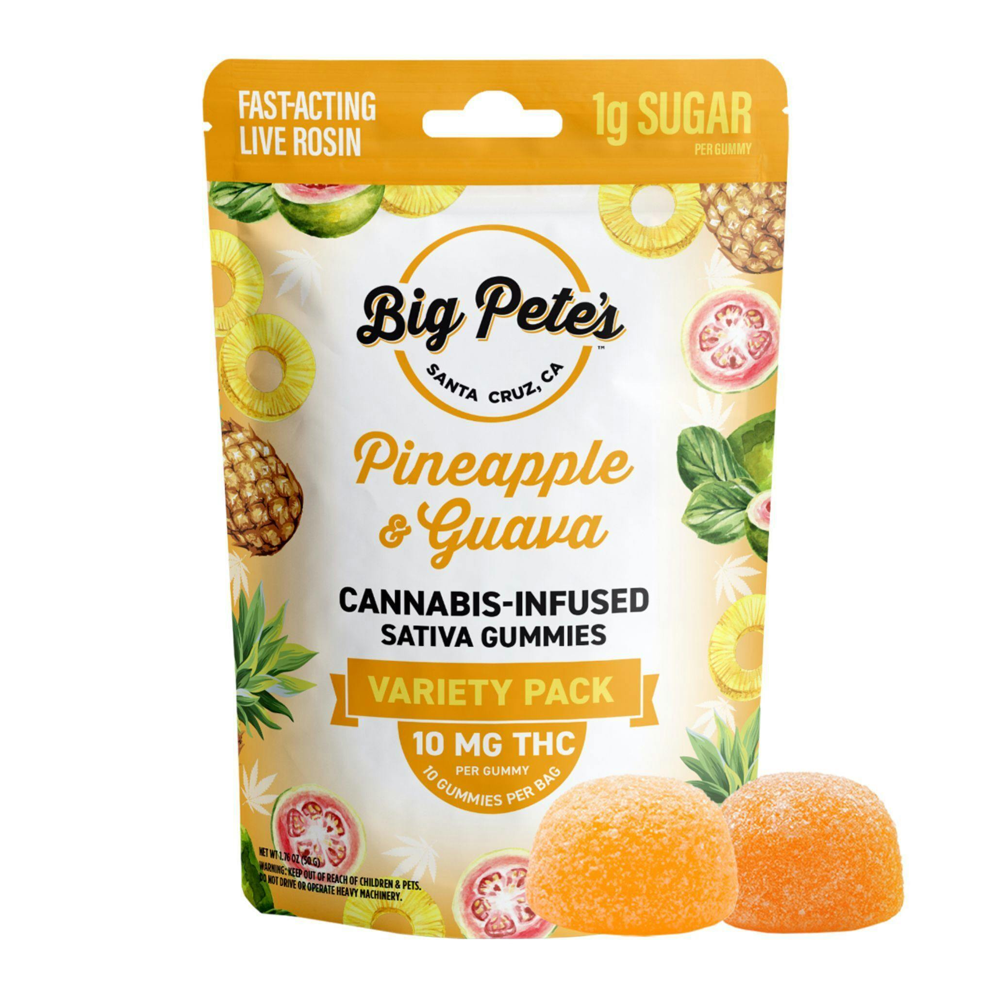 Pineapple & Guava Live Rosin Gummies